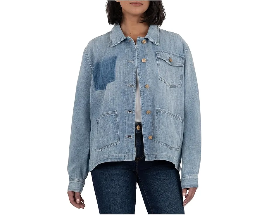 Куртка KUT from the Kloth Adelyn на пуговицах с накладными карманами