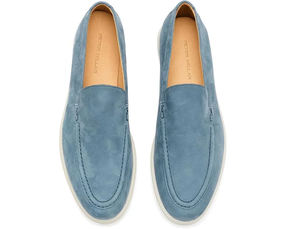 Peter Millar Excursionist лоферы из нубука с круглым носком