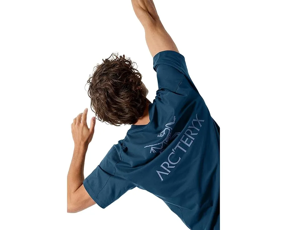 Футболка Arc'teryx Kragg SL Cotton Bird Word Short Sleeve с принтом