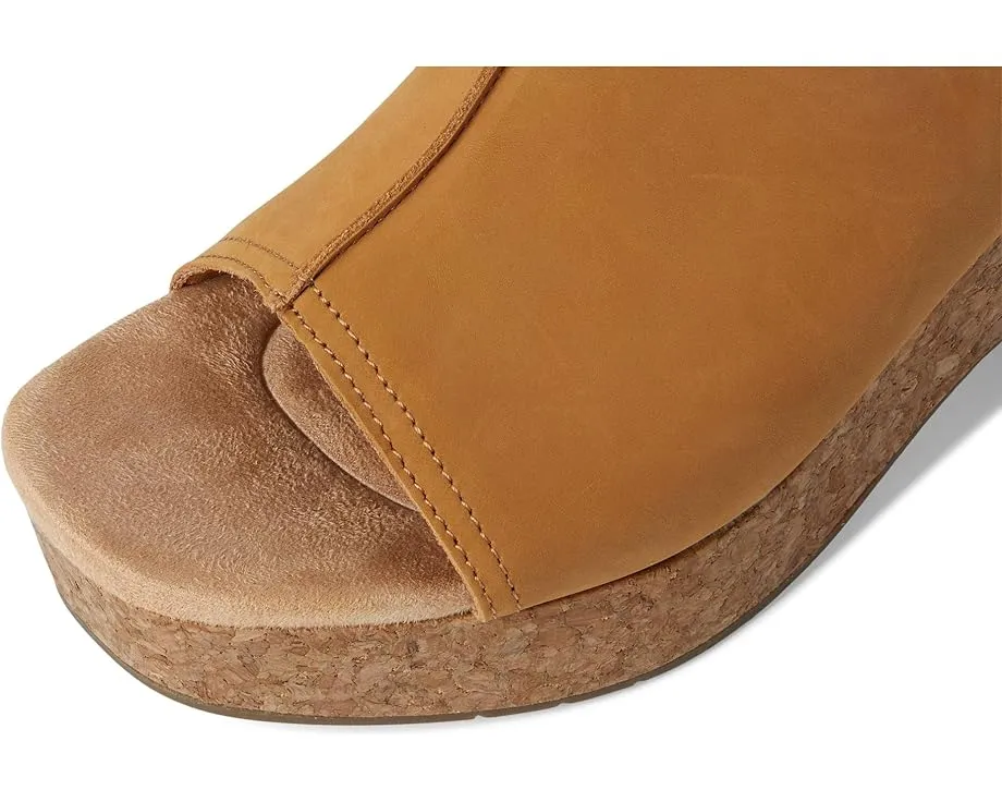 Сандалии Clarks Nerisa Vine на пробковом каблуке с мягкой стелькой