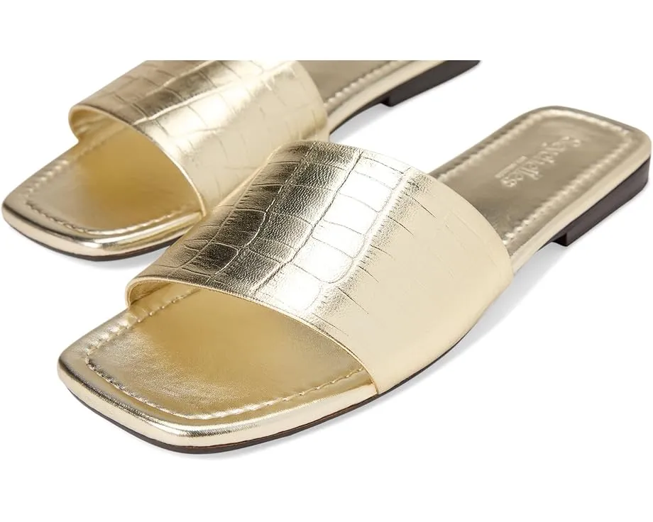 Сандалии-слипоны Seychelles Paris Croco из кожи крокодила