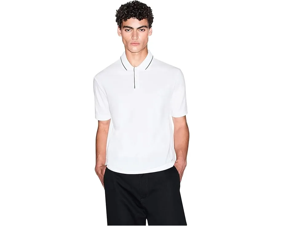 Поло Milano New York Logo с контрастным принтом Armani Exchange