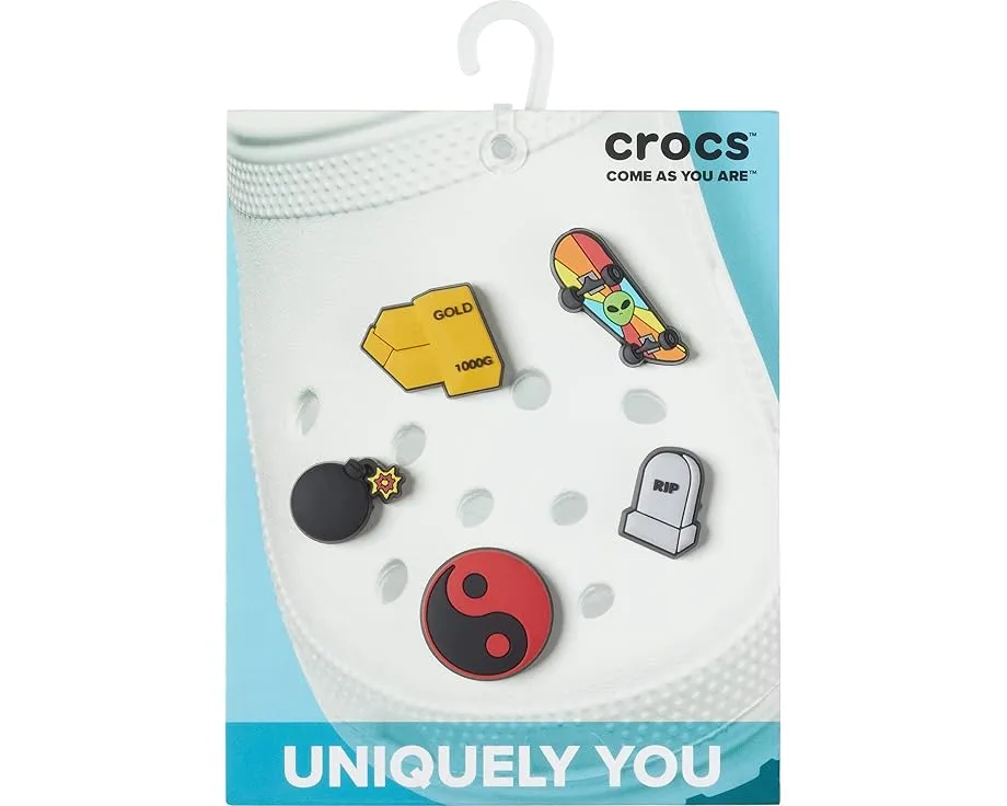 Набор светящихся в темноте шармов Crocs Jibbitz с LED подсветкой