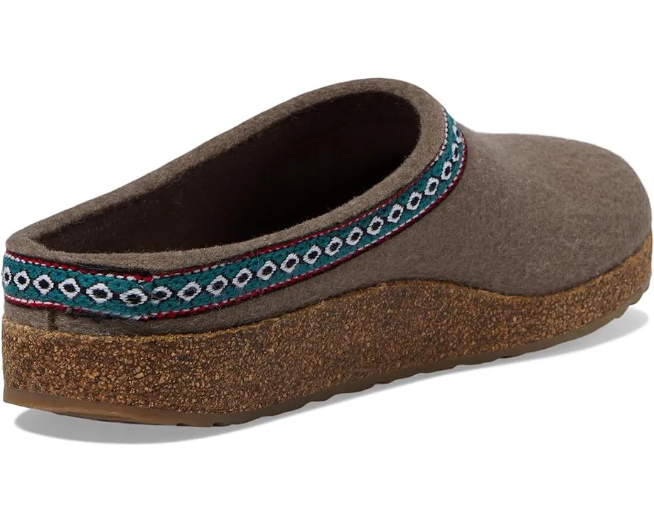 Haflinger GZ домашняя обувь с текстильным верхом и круглым носком