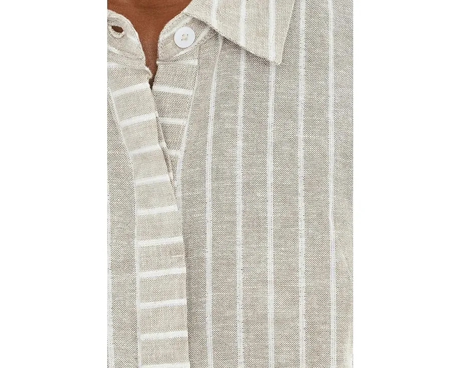 Рубашка Lurex Linen Resort с блестками NIC+ZOE
