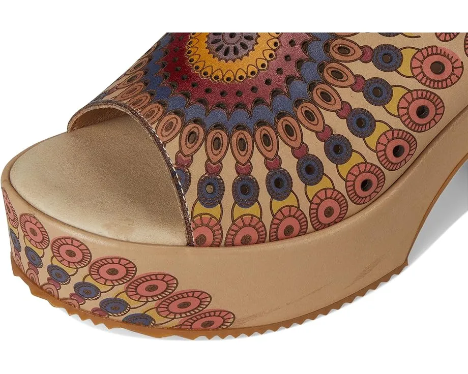 L'Artiste by Spring Step Сандалии Stevienix с платформой и росписью по всей поверхности