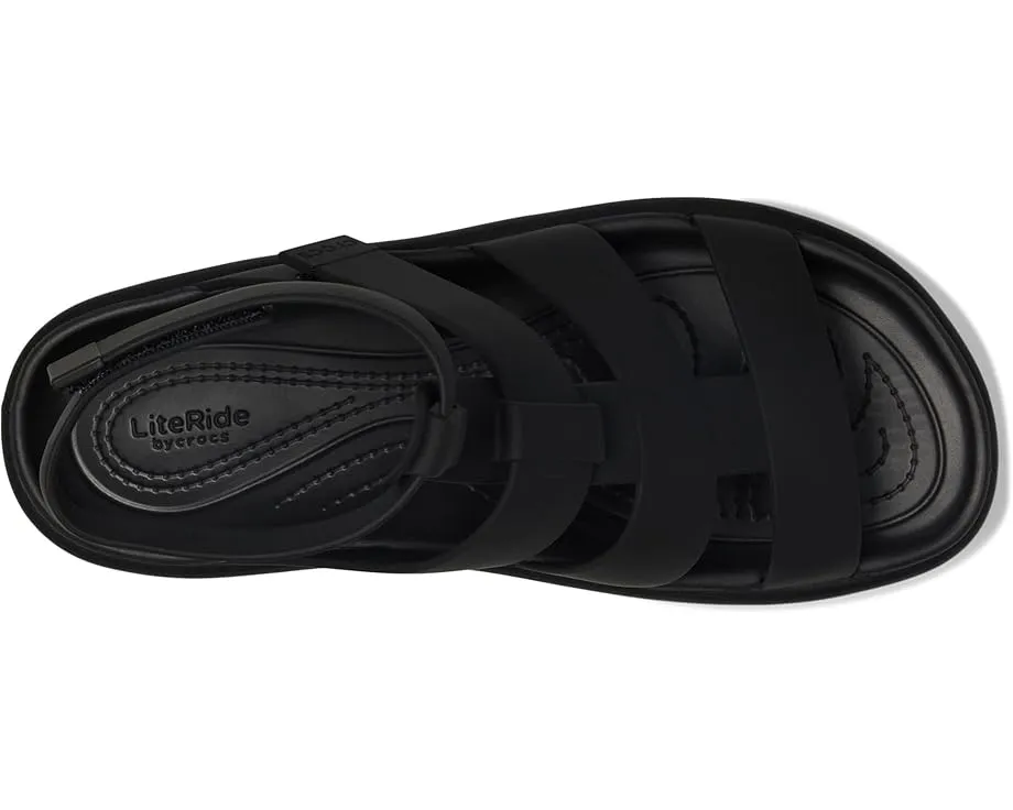 Crocs Сандалии Brooklyn Luxe Gladiator с застежкой на липучке