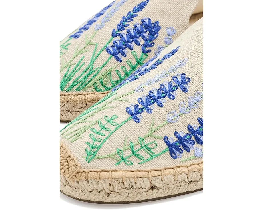 Эспадрильи Soludos Bluebonnets Smoking из хлопка с круглым носком
