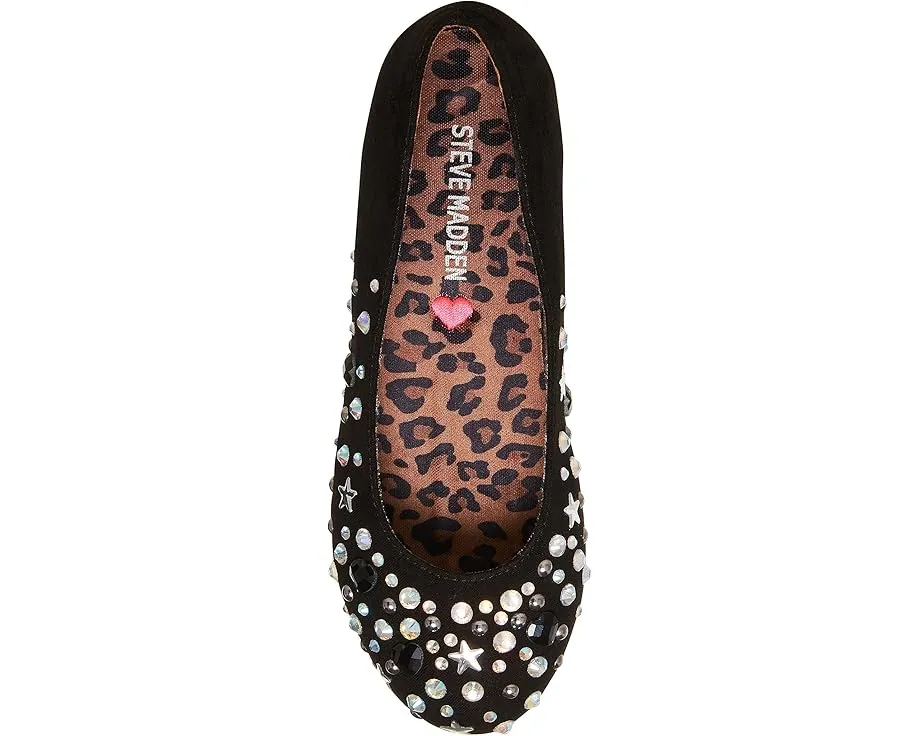 Балетки Steve Madden Blair для детей с круглым носком и каменной отделкой