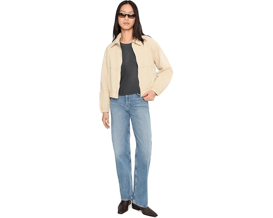 Укороченная футболка Mod-o-doc с квадратным силуэтом и круглым вырезом