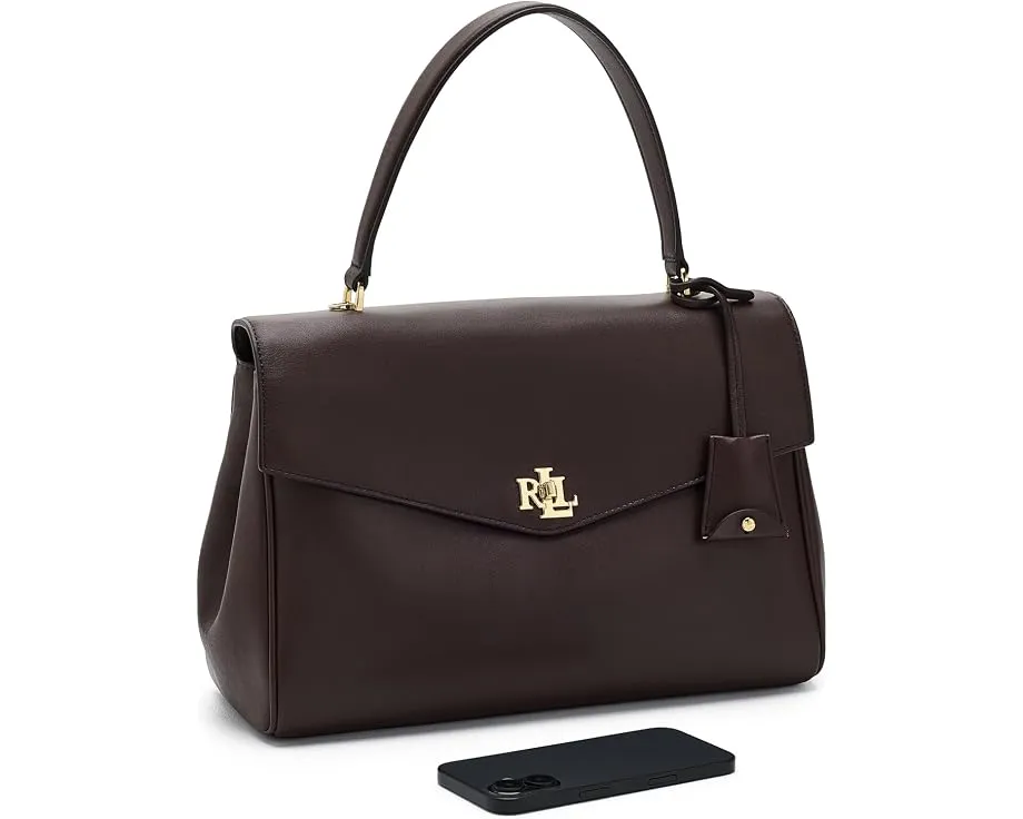 Сумка Lauren Ralph Lauren Nappa Leather Medium Farrah Soft Satchel из мягкой кожи