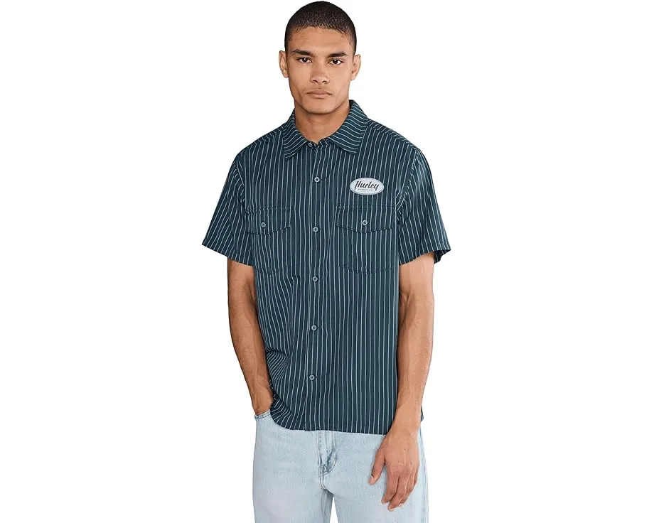 Hurley Diesel Короткий рукав с воротником и накладными карманами