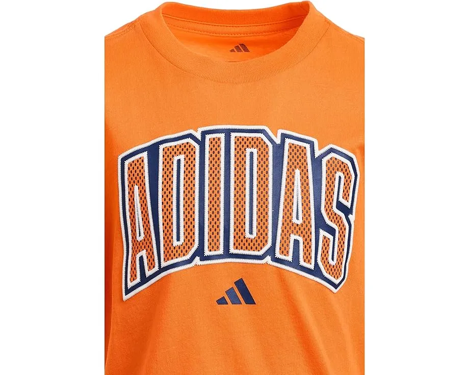 Футболка adidas Kids Graphic Tee с принтом Trefoil и технологией climalite