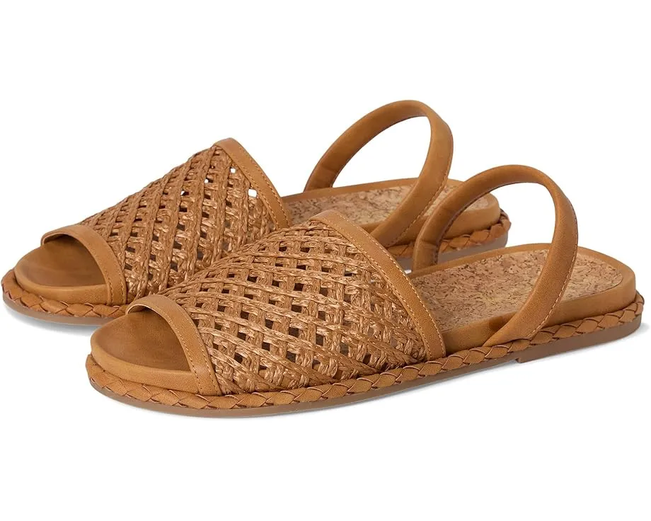 Плоские босоножки Saavi с ремешком через пятку и блестящим декором