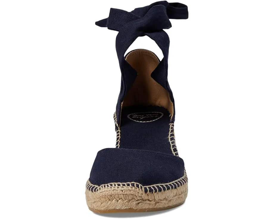 Эспадрильи Toni Pons Julia на клине из джута с завязками на щиколотке