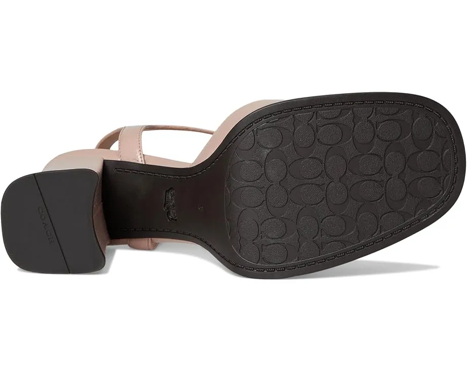 Туфли COACH Pump With Tea Rose с квадратным носком