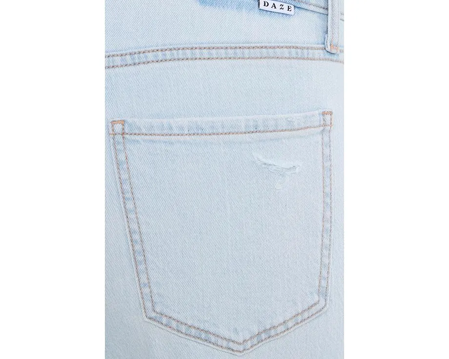 Джинсы DAZE Keeper Low Rise Straight In All Out заниженная талия светлые