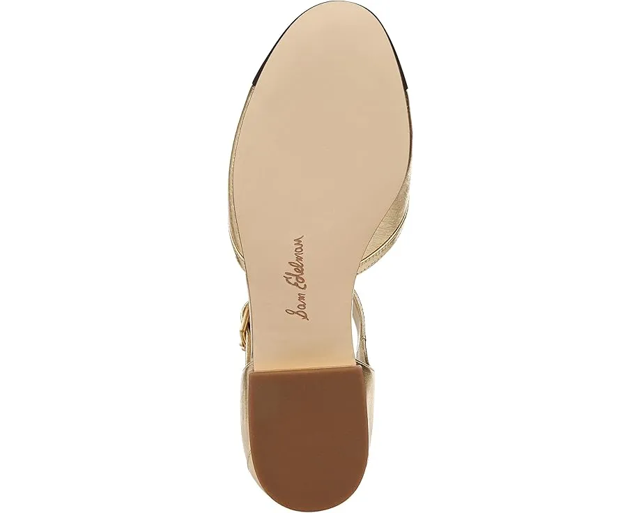 Балетки Rylie с контрастным каблуком и регулируемой пряжкой Sam Edelman