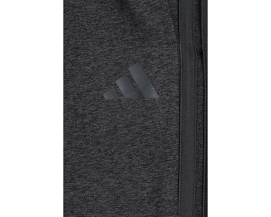 Adidas детские штаны 3-Stripe Melange для больших детей в серую меланжевую крошку
