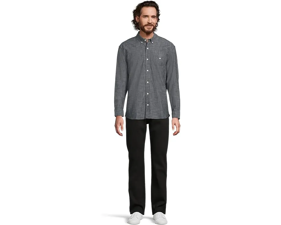 Рубашка L.L.Bean Comfort Stretch Chambray с длинным рукавом традиционного кроя навыпуск