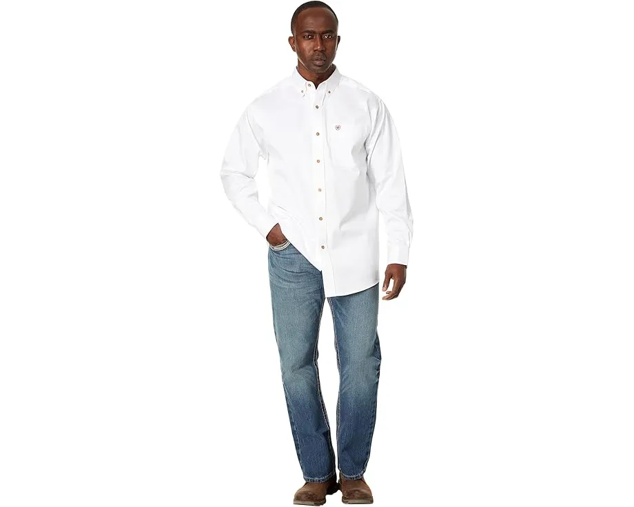 Рубашка Ariat Solid Twill из хлопка с технологией Greater Arm Mobility