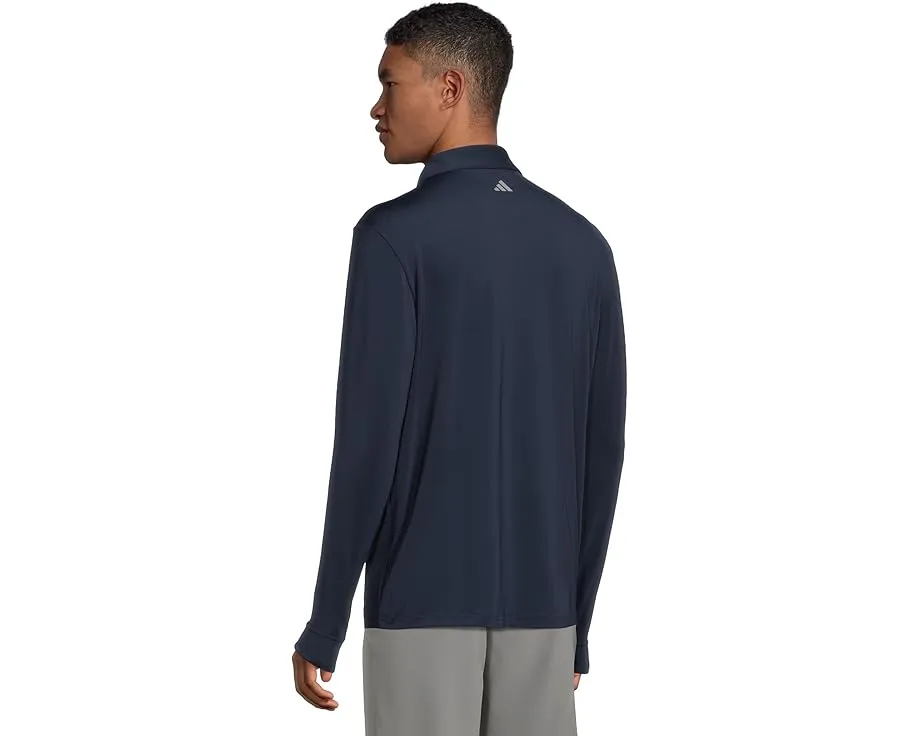 Adidas Core Long Sleeve Polo с длинным рукавом и влагоотводящей тканью