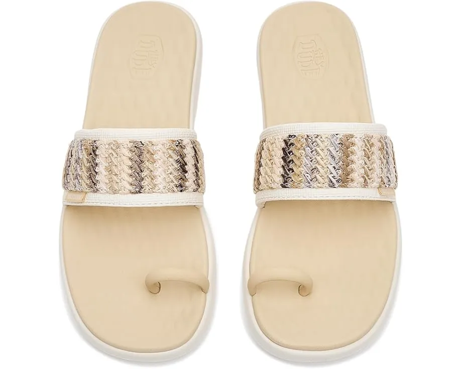 Босоножки Maui Breeze Toe Loop с кольцом на мыске цвет слоновой кости