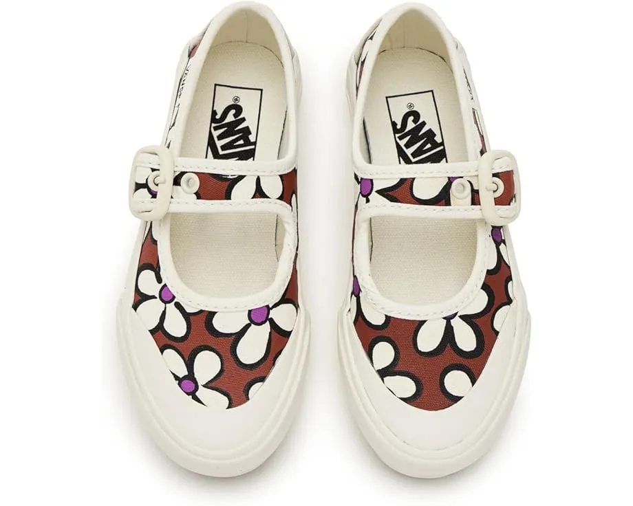 Детские туфли Mary Jane от Vans с классическим силуэтом и холщовым верхом