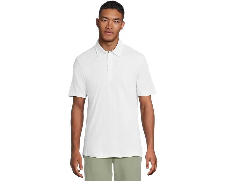 Пило-футболка Faherty Sunwashed из органического хлопка с расслабленным кроем