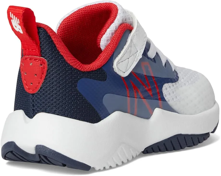 Детские кроссовки New Balance Rave Run v2 с эластичными шнурками и верхней липучкой для малышей