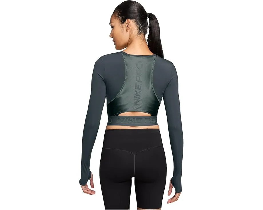 Nike Pro Dri-FIT укороченный лонгслив