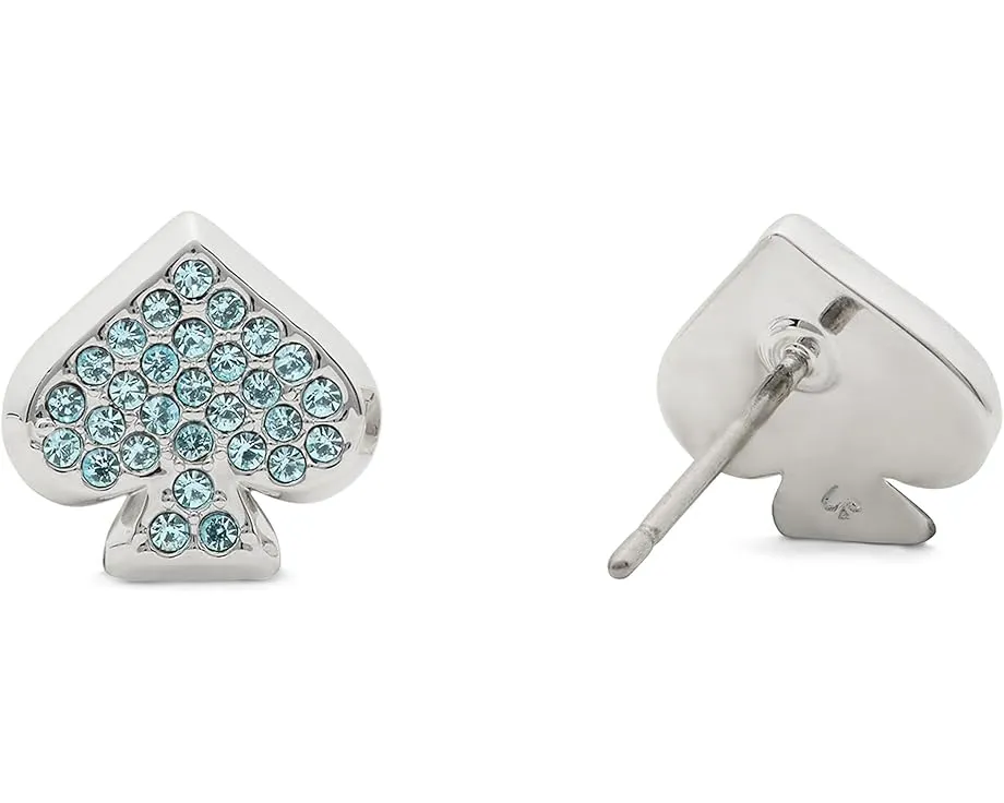 Серьги-гвоздики Kate Spade New York Everyday Spade Pave с инкрустацией
