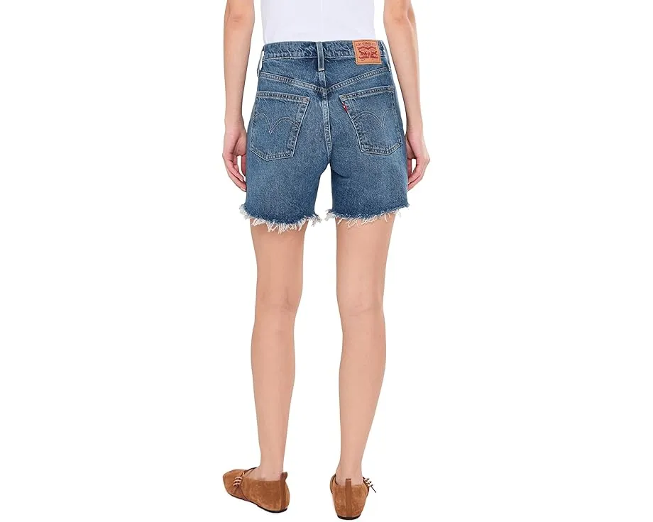 Шорты 501 Mid Thigh с прямым кроем и пятью карманами Levi's® Womens