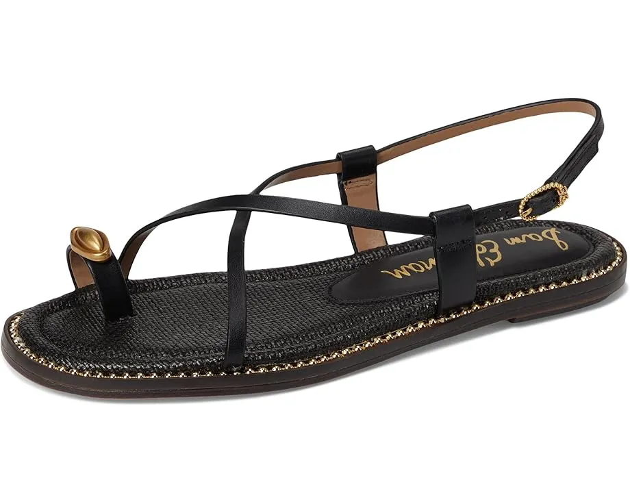 Сандалии Sam Edelman Tenly с ремешками и кольцом на палец на низком каблуке