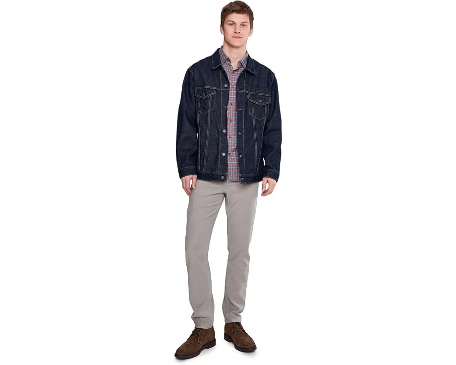 Рубашка Faherty Movement Brushed из смесовой ткани с начесом и карманом
