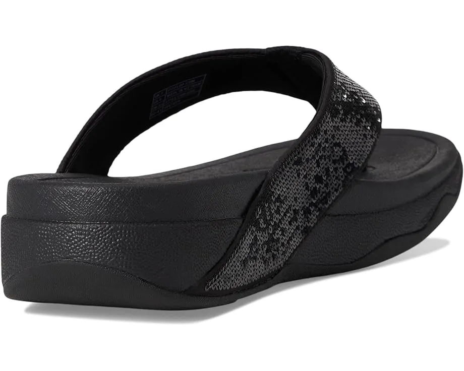 Сандалии FitFlop Surfa с ремешком между пальцев и пайетками