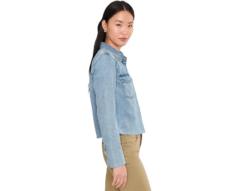 Рубашка KUT from the Kloth Posey с длинным рукавом и бахромой