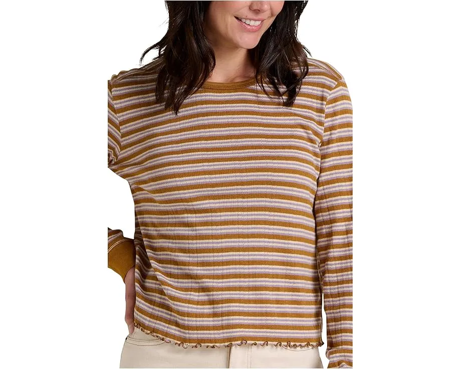 Свитер Toad&Co Foothill Pointelle с длинным рукавом из органического хлопка