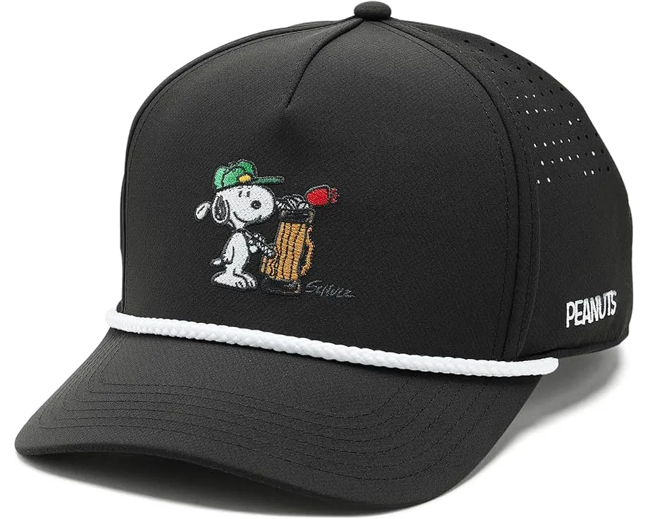 Регулируемая кепка Black Clover Snoopy Golfbag с пятипанельным дизайном