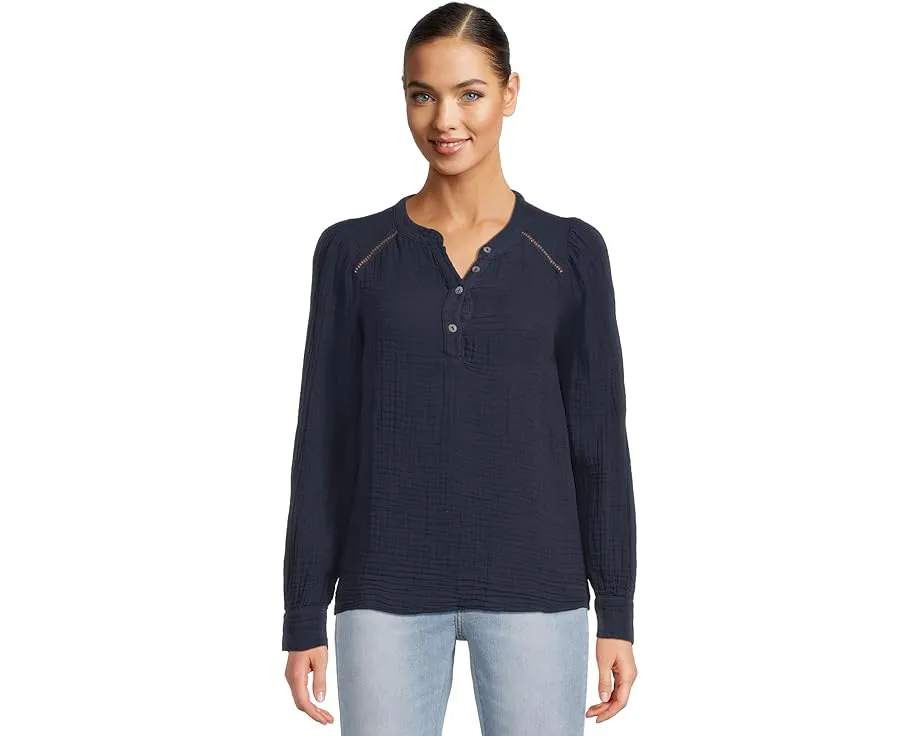 Блуза Michael Stars Kacey в стиле пезанти с длинным рукавом