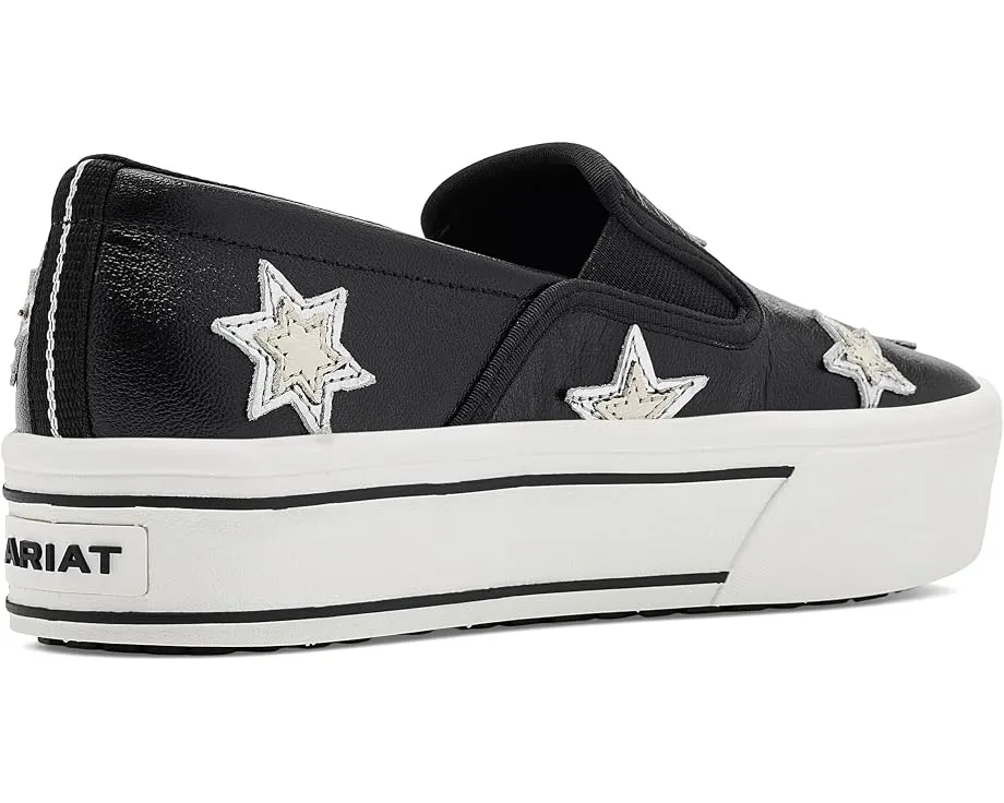 Кеды Skylar Star Slip-On Ariat с кожаным верхом и звездами
