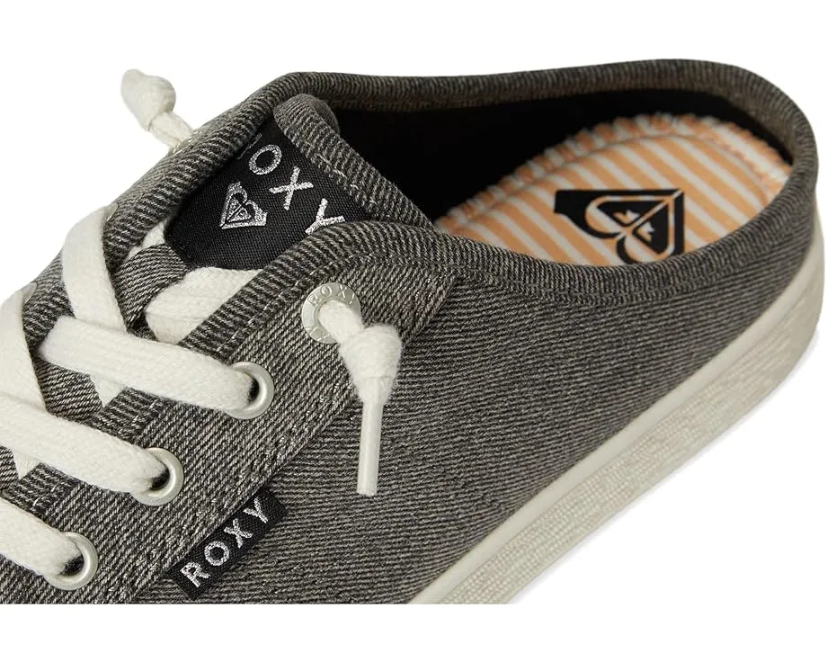 Кроссовки Roxy Sunny Stroll на шнуровке из хлопка
