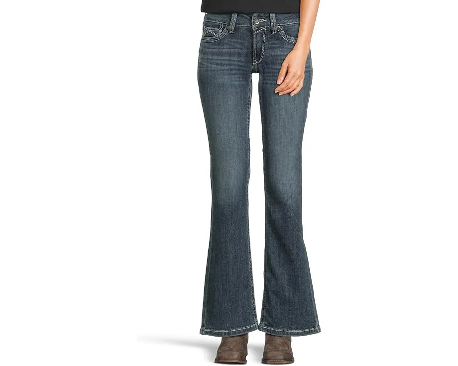 Джинсы с клешем Ariat R.E.A.L. Mid-Rise Raquel и средней посадкой