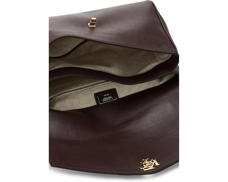Сумка Lauren Ralph Lauren Nappa Leather Medium Farrah Soft Satchel из мягкой кожи