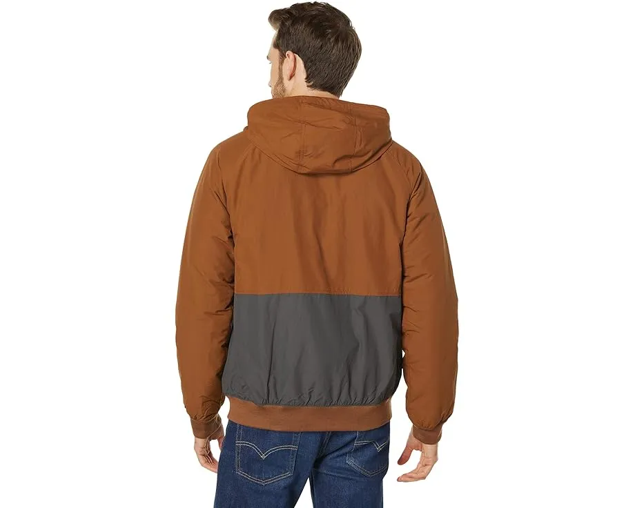 Куртка-бомбер L.L.Bean Color-Block с утеплением и капюшоном