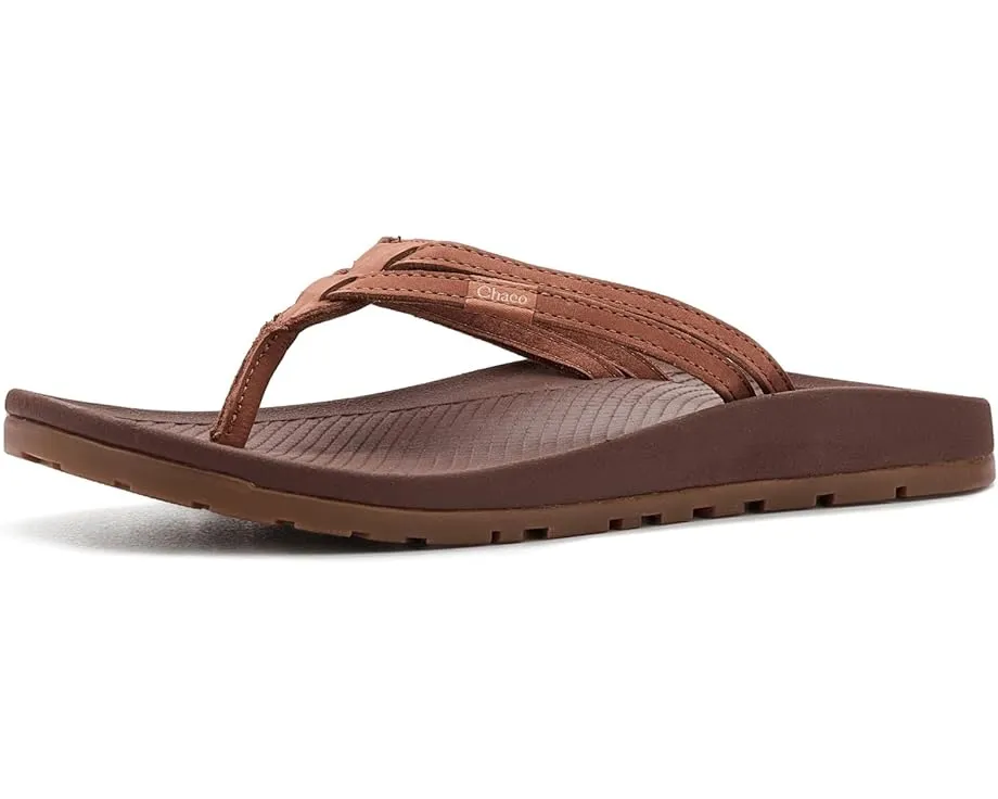 Шлепанцы Chaco Lowdown Leather Flip из натуральной кожи