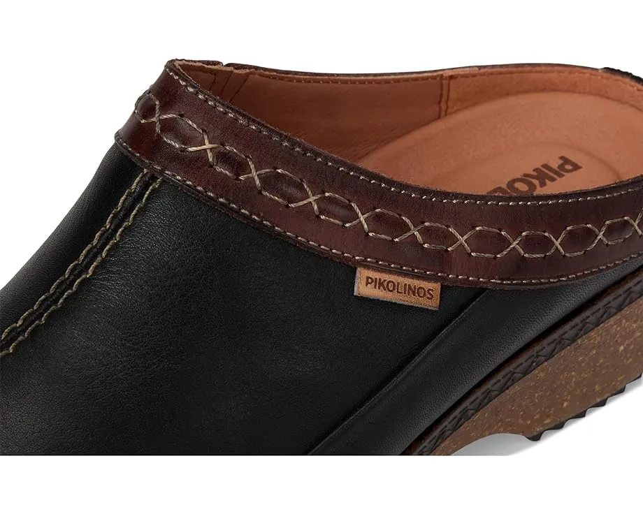 Сланцы PIKOLINOS Granada на каблуке с кожаным верхом