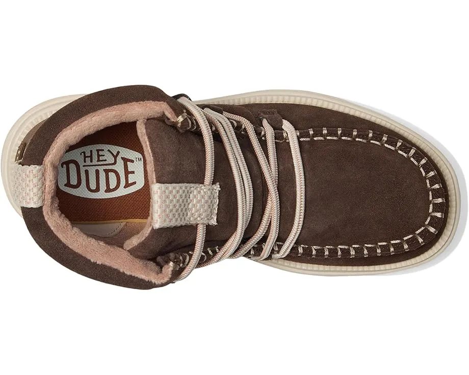 Ботинки Hey Dude Reyes Suede на шнурках с круглым носком