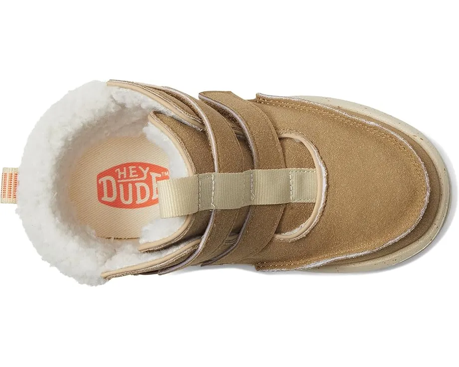 Ботильоны Bradley Cozy от Hey Dude Kids с искусственным мехом и липучками