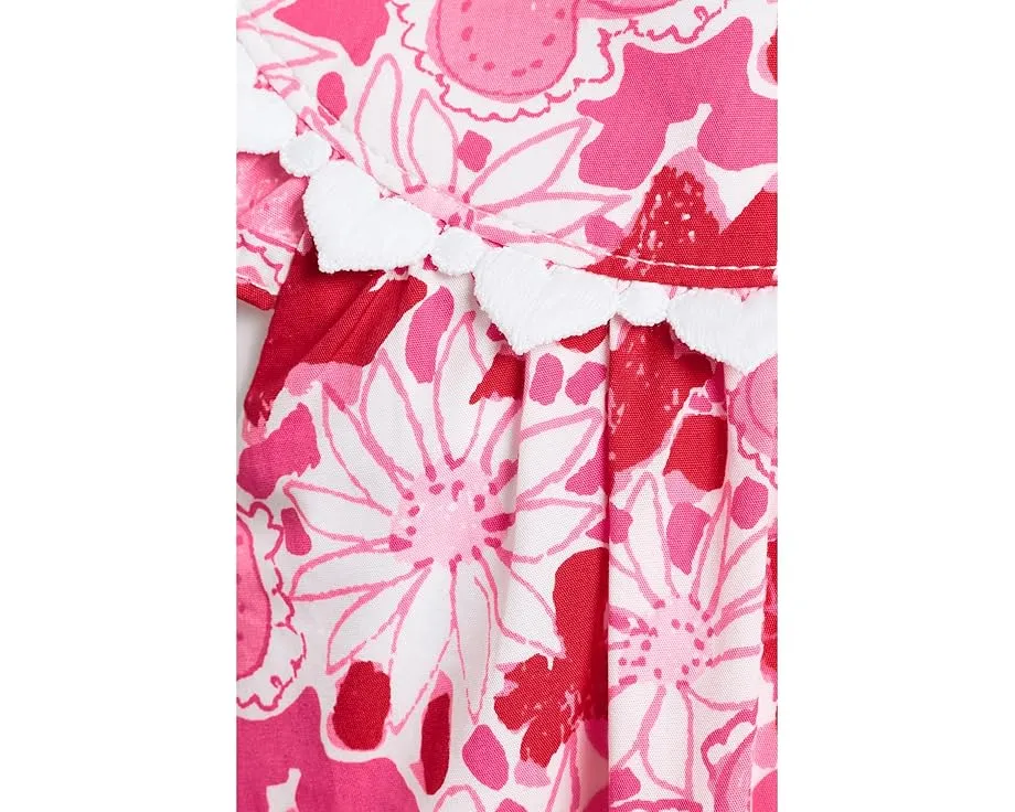 Платье-пузырь Lilly Pulitzer Baby Paloma для девочки с рюшами и кружевом